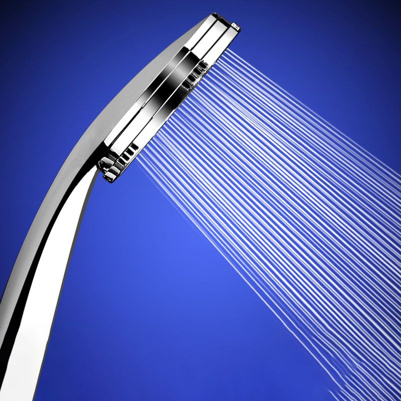 Lisslune | Contemporary Silver Round Shower Head Water Efficient Standard Spray Head