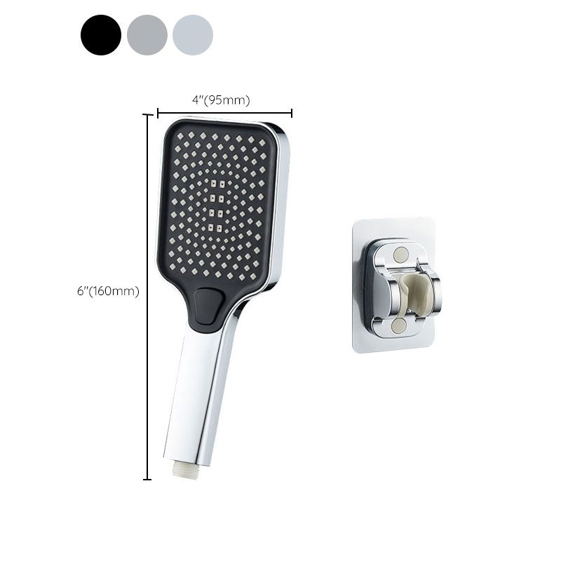 Lisslune | Rectangular Print Shower Head 4-Adjustable Water Flow Hand Shower