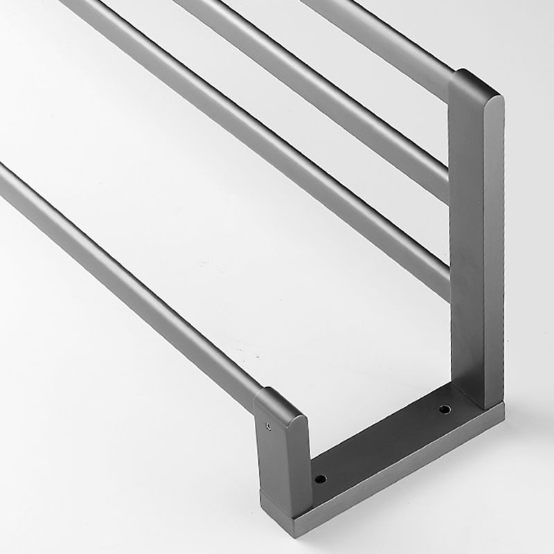 Lisslune | Matte Gray Bathroom Set Metal Bathroom Accessories Hardware Set