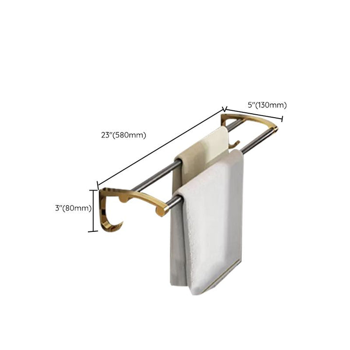 Lisslune | Contemporary stainless steel bathroom accessories as a single piece or in a set in black and gold