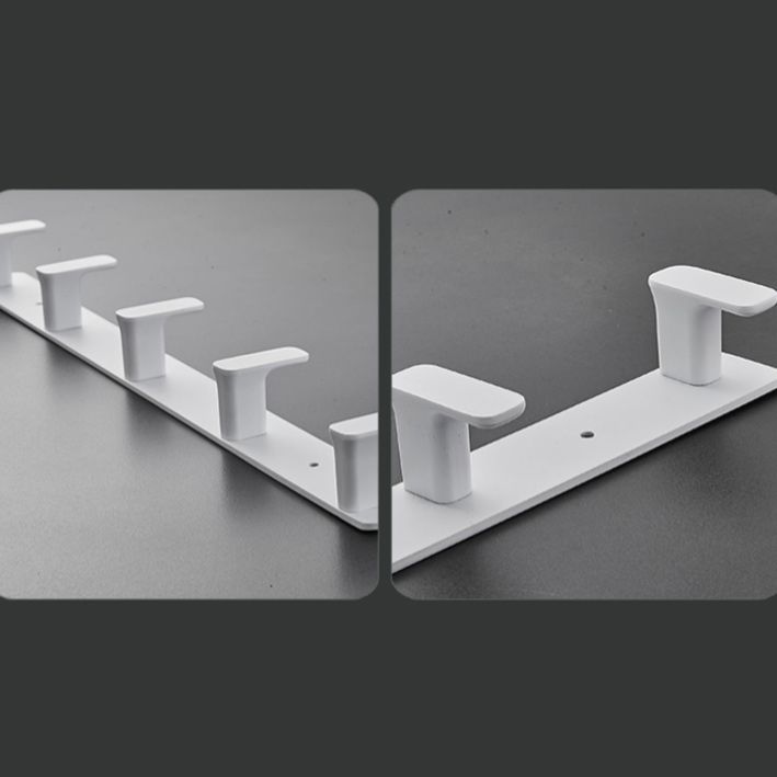Lisslune | Modern white bathroom hardware set towel holder bath shelf bathroom hardware set