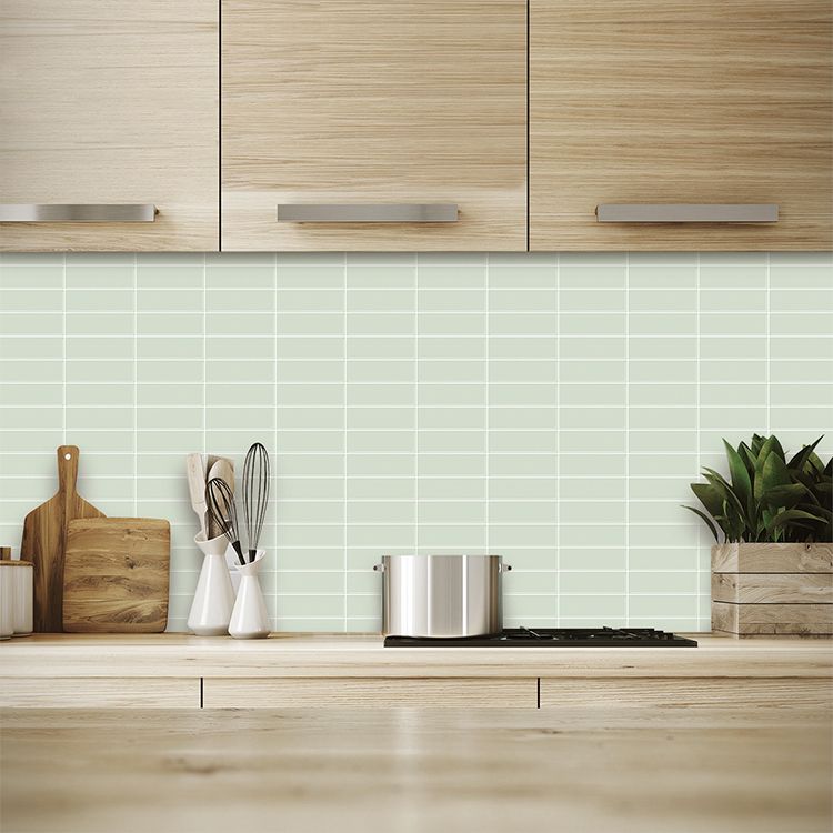 Lisslune | Peel and stick tiles Waterproof plastic rectangular peel and stick tile for the kitchen 2-pack