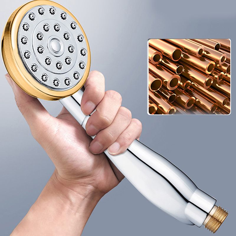 Lisslune | Contemporary Brass Round Hand Shower Water Filtration Shower Head