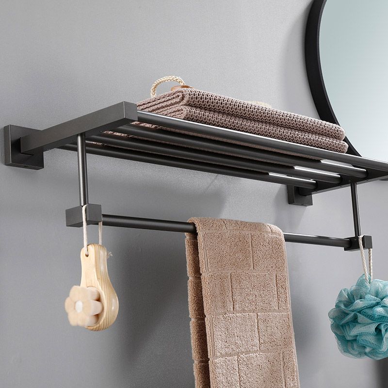 Lisslune | Contemporary bathroom accessories single piece or in a set made of gray metal