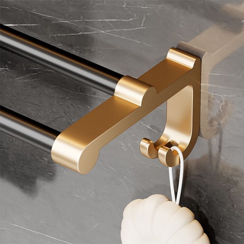 Lisslune | Modern black bathroom accessory set towel bar bathroom accessory set