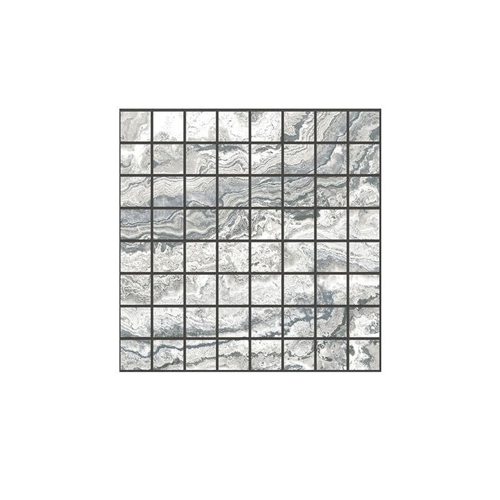 Lisslune | Mosaic Tile Peel and Stick Tile PVC 3D Kitchen Backsplash Peel and Stick Wall Tile