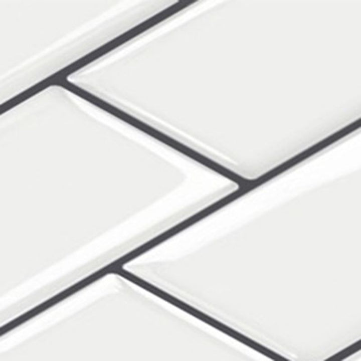 Lisslune | Plastic Peel and Stick Wall Tiles 3D Square Peel and Stick Backing