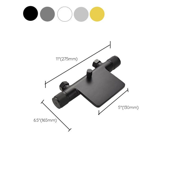 Lisslune | Contemporary Fixed Bathtub Faucet Wall Mounted Waterfall Bathtub Filler