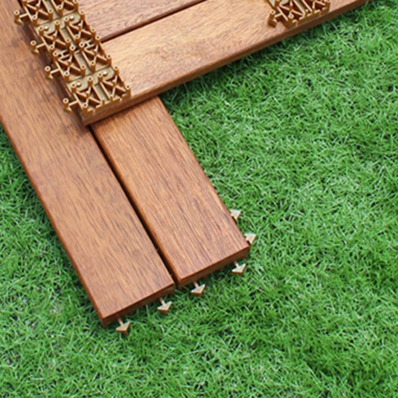 Lisslune | Basic Wood Tile Set Composite Layable Patio Tiles