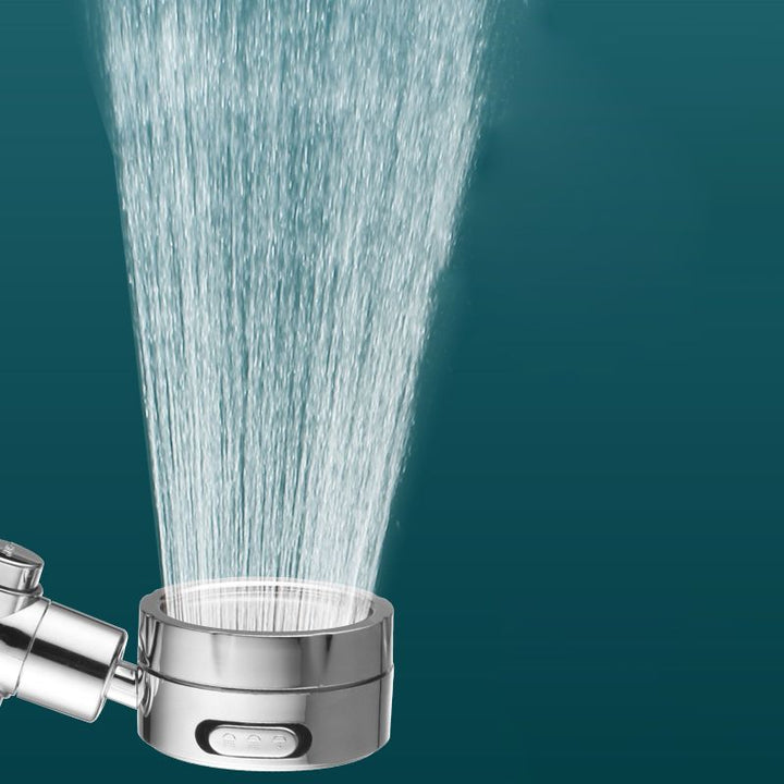 Lisslune | Adjustable Water Flow Showerhead Solid Color 3 Settings Round Handheld Shower