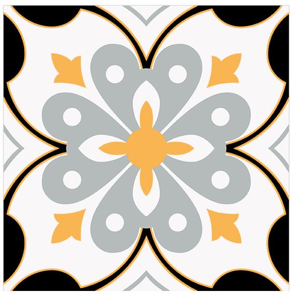 Lisslune | PVC Square Peel & Stick Mosaic Tile Multi-Colors Kitchen and Bathroom Single Tile