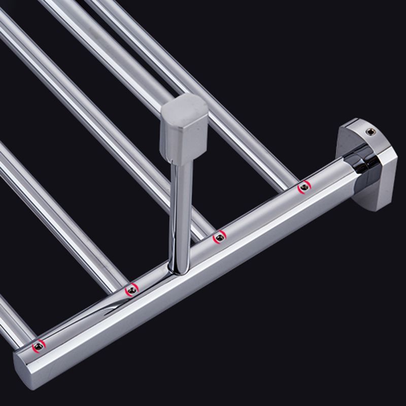 Lisslune | Contemporary Bathroom Accessories Hardware Set in Silver Metal