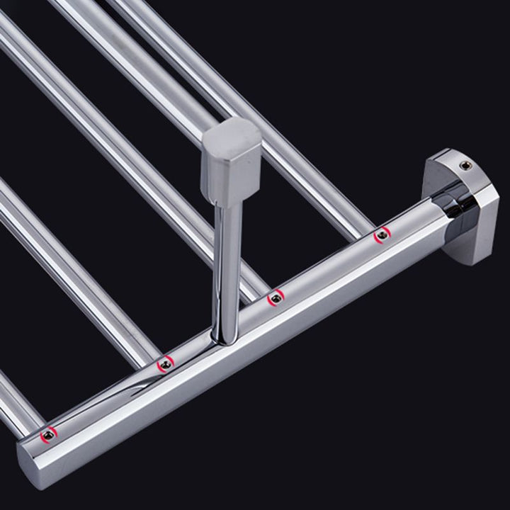 Lisslune | Contemporary Bathroom Accessories Hardware Set in Silver Metal