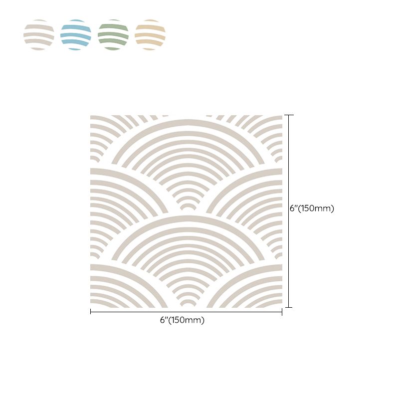 Lisslune | Modern Mosaic Tile Peel and Stick Tile Pvc Kitchen Backsplash Peel and Stick Wall Tile