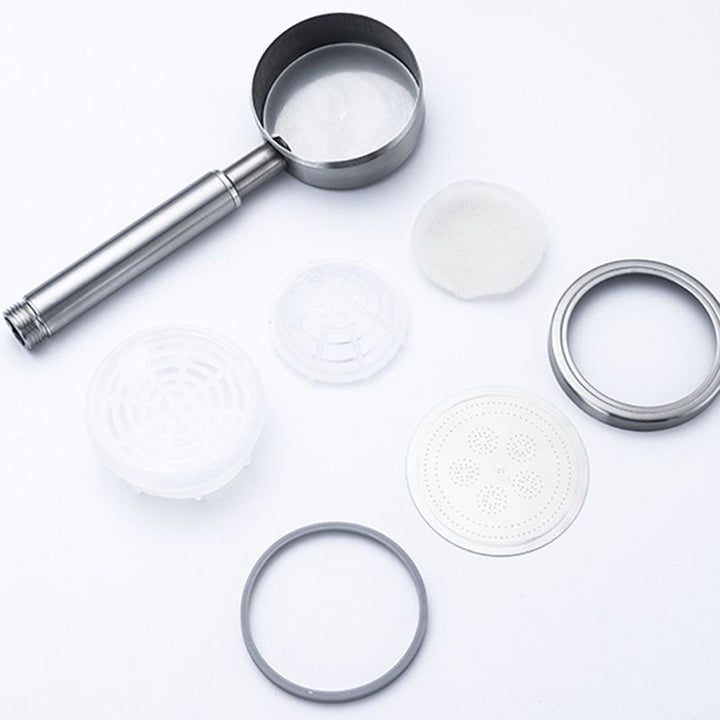 Lisslune | Modern Showerhead Round Handheld Water Filtration Showerhead