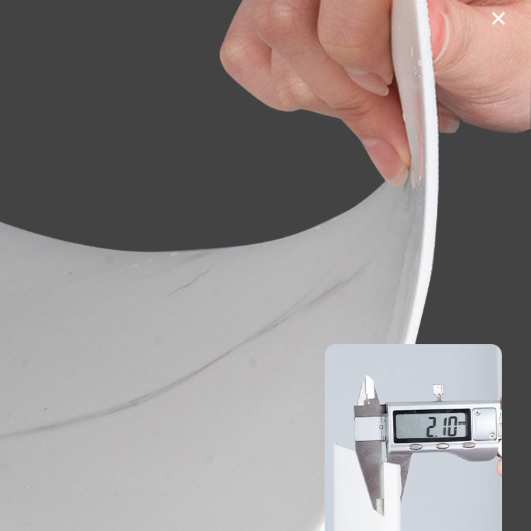 Lisslune | Plastic Peel and Stick Back Wall Rectangular Field Tile Peel and Stick Back Wall
