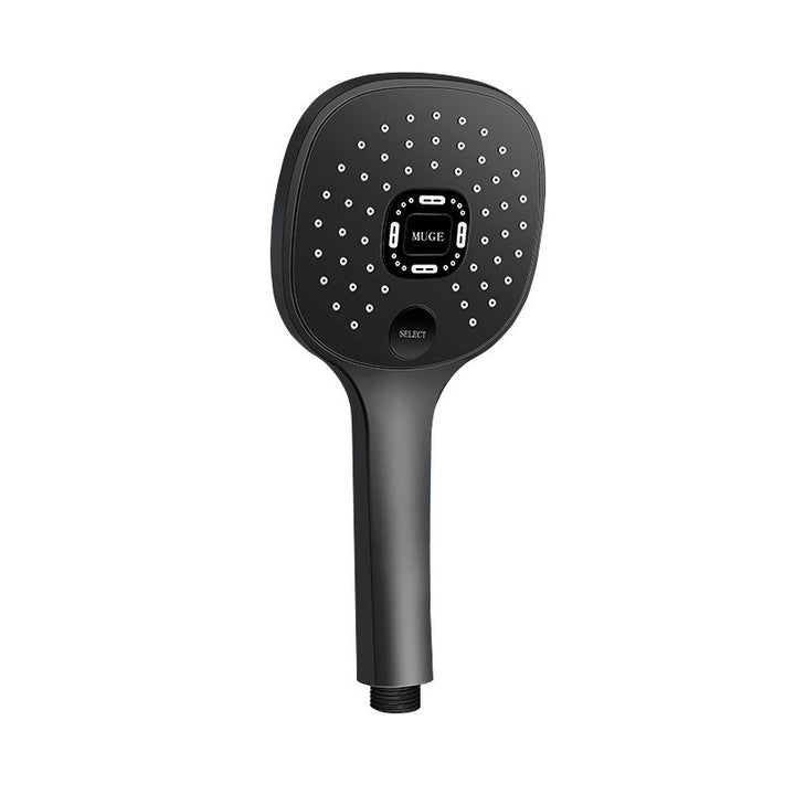 Lisslune | Contemporary Handheld Supercharged Shower Head Square Metal Spray Head