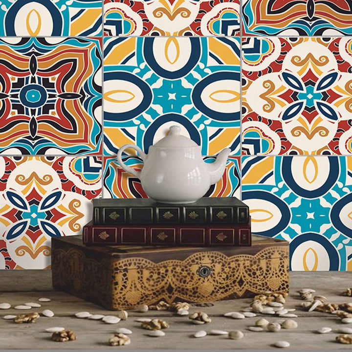 Lisslune | Mosaic Tiles Wallpaper PVC Waterproof Peel & Stick Mosaic Tiles