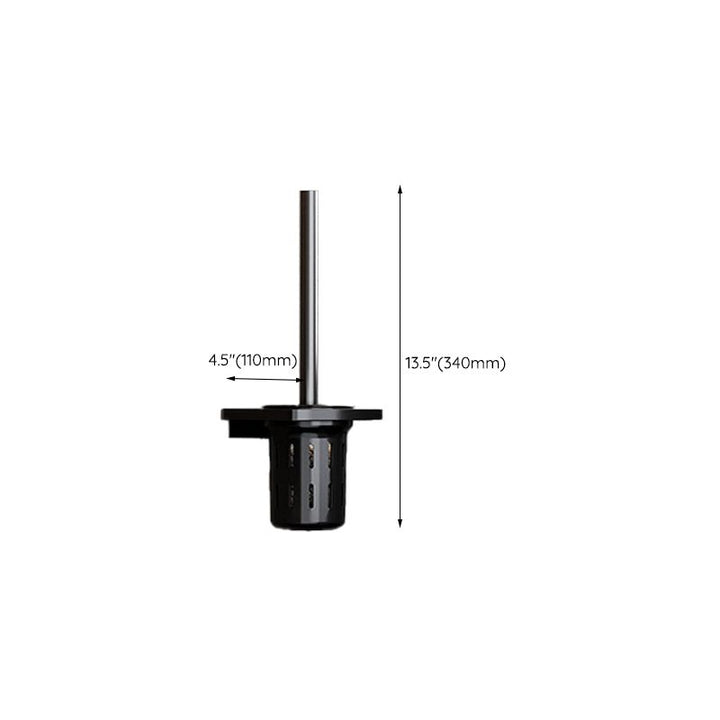 Lisslune | Traditional Aluminum Bathroom Accessories Set Black Bathroom Accessories Kit