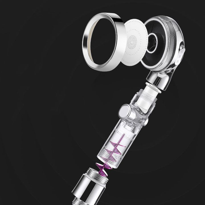 Lisslune | Contemporary Shower Combination Hand Shower Plastic Wall Mounted Shower Head Combination
