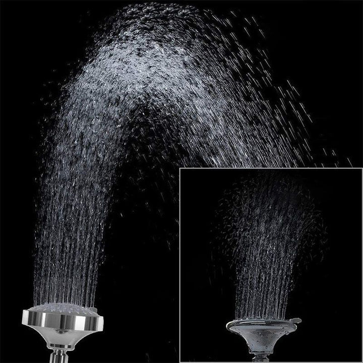 Lisslune | Modern Shower Head Self-Cleaning Standard Round Shower Heads in Silver
