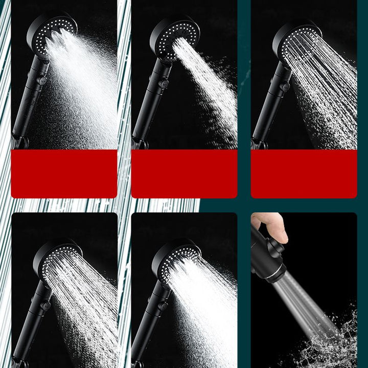 Lisslune | Modern Handheld Supercharged Showerhead Round Turbo Spray Head