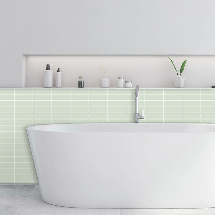 Lisslune | Peel and stick tiles Waterproof plastic rectangular peel and stick tile for the kitchen 2-pack