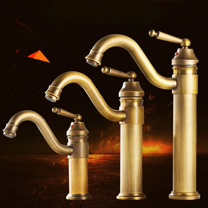 Lisslune | Farmhouse Widely Distributed Bathroom Faucet Vintage Single Hole Sink Faucet
