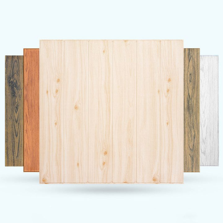 Lisslune | Wood look interior decor panels for peeling and sticking 3D relief wall cladding
