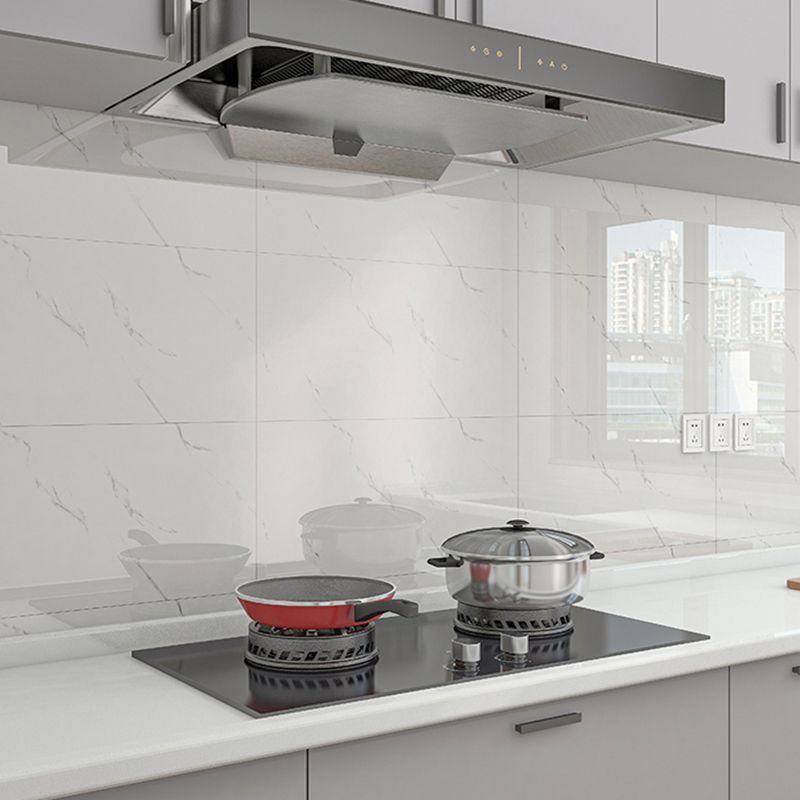 Lisslune | PVC Peel and Stick Back Wall Tiles Rectangular Waterproof Single Tile Wallpaper