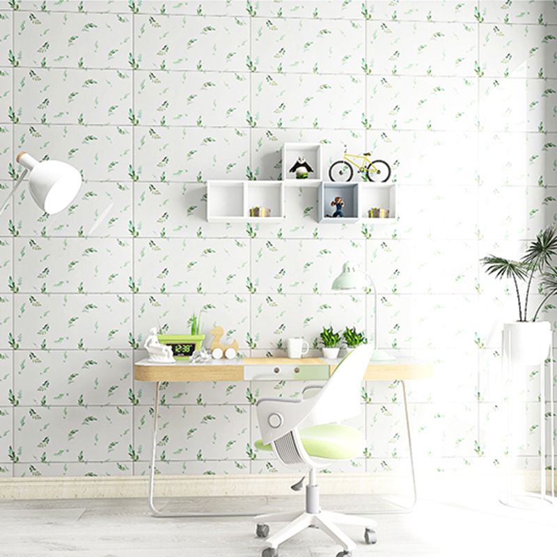 Lisslune | Modern Peel and Stick Back Wall Tile Rectangular Peel and Stick Wall Tile