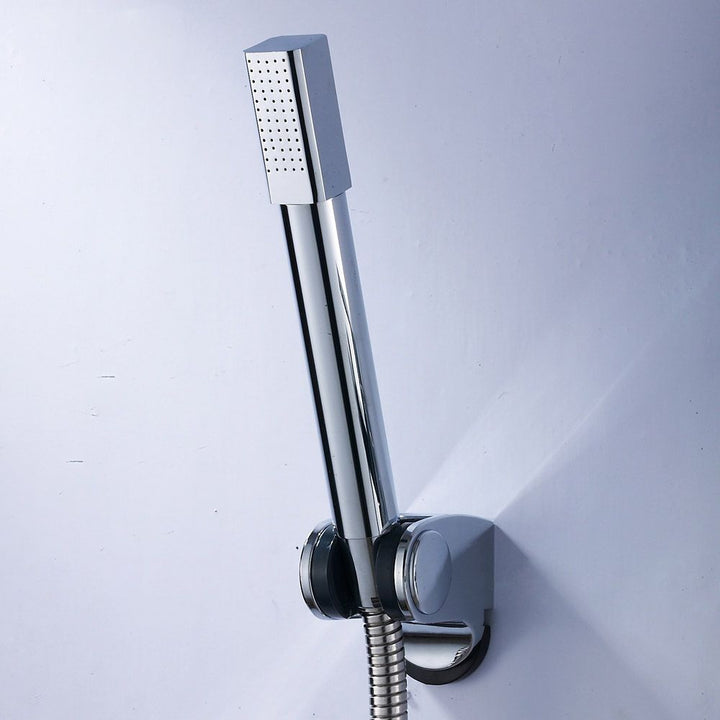 Lisslune | Simple Handheld Shower Head Square 304 Stainless Steel Shower Head