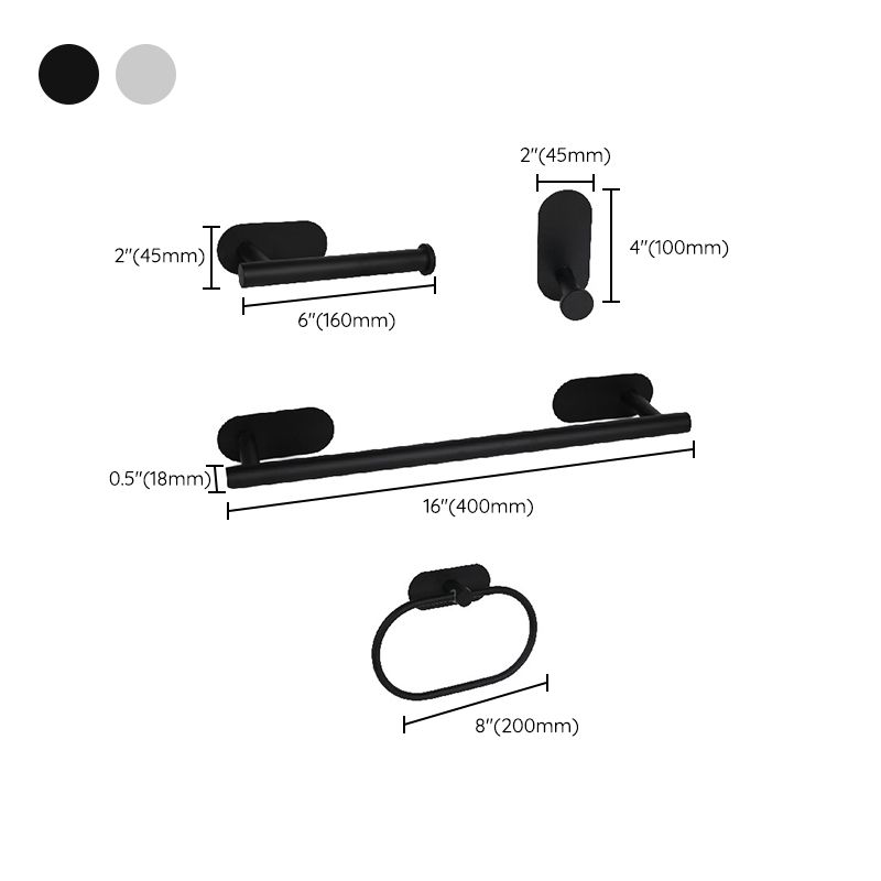Lisslune | Stainless Steel Bathroom Fittings Set Modern Simple Bathroom Set