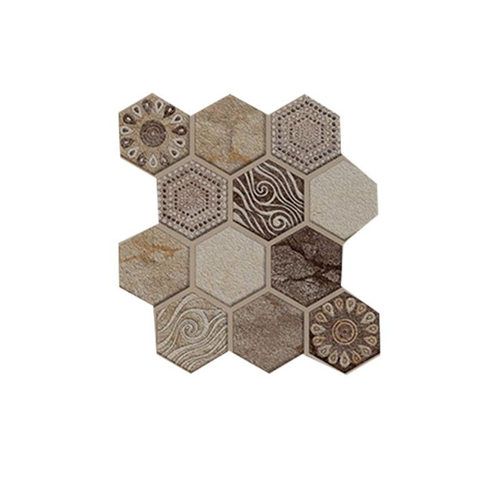Lisslune | Contemporary Peel-and-Stick Tiles Mosaic Tiles Peel-and-Stick Wall Tile