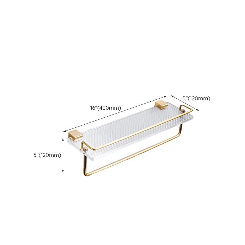 Lisslune | Modern Bathroom Hardware Towel Bar Bath Shelf Bathroom Accessories Set