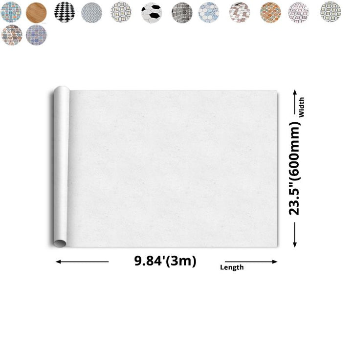 Lisslune | Multi-Tonal Style Vinyl Plank Flooring Peel and Stick Porcelain Tile Look PVC Flooring