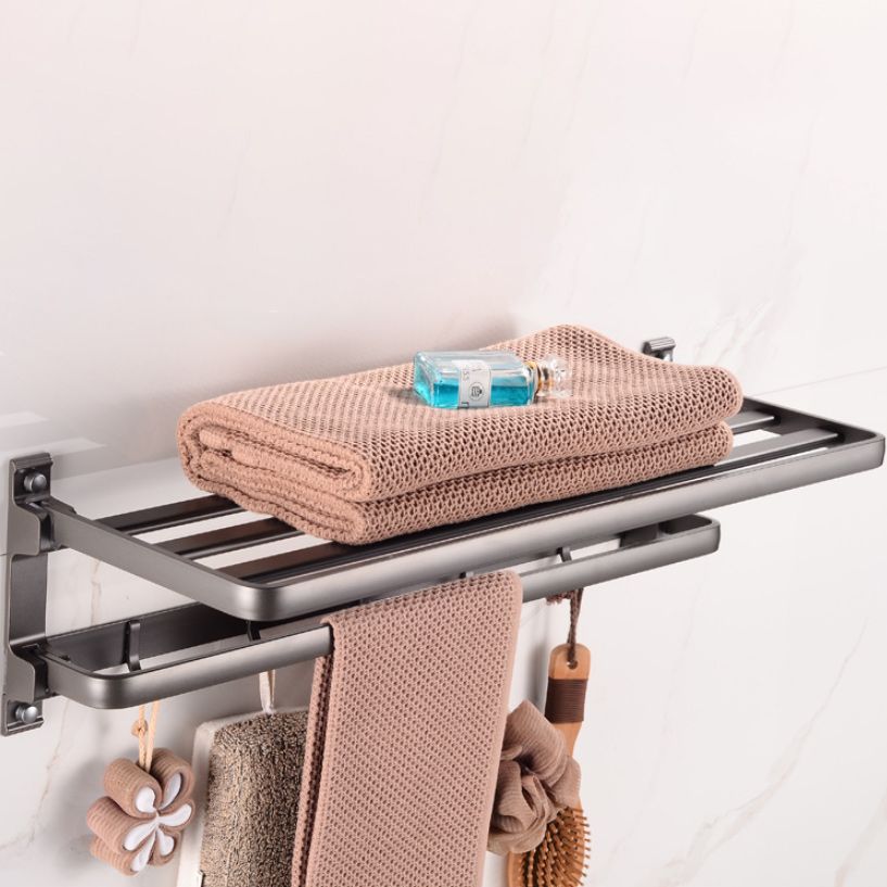 Lisslune | Modern 5-piece bathroom accessory set with triangular bath shelf