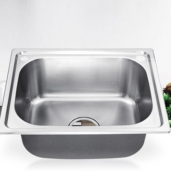 Lisslune | Modern Style Kitchen Sink Dirt Resistant Vanity Kitchen Sink with Drain Kit