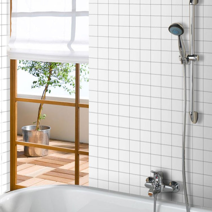 Lisslune | PVC waterproof mosaic tile for bathroom splash protection scratch-resistant