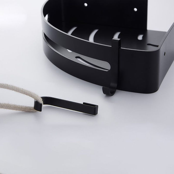 Lisslune | Black Bathroom Set Modern 1/2/3 - Piece Anti-Rust Bathroom Rack