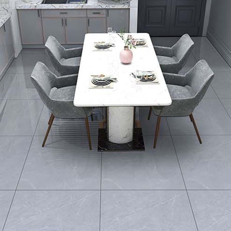 Lisslune | Modern Square Wallpaper Single Tile PVC Peel & Stick Subway Tile for Shower