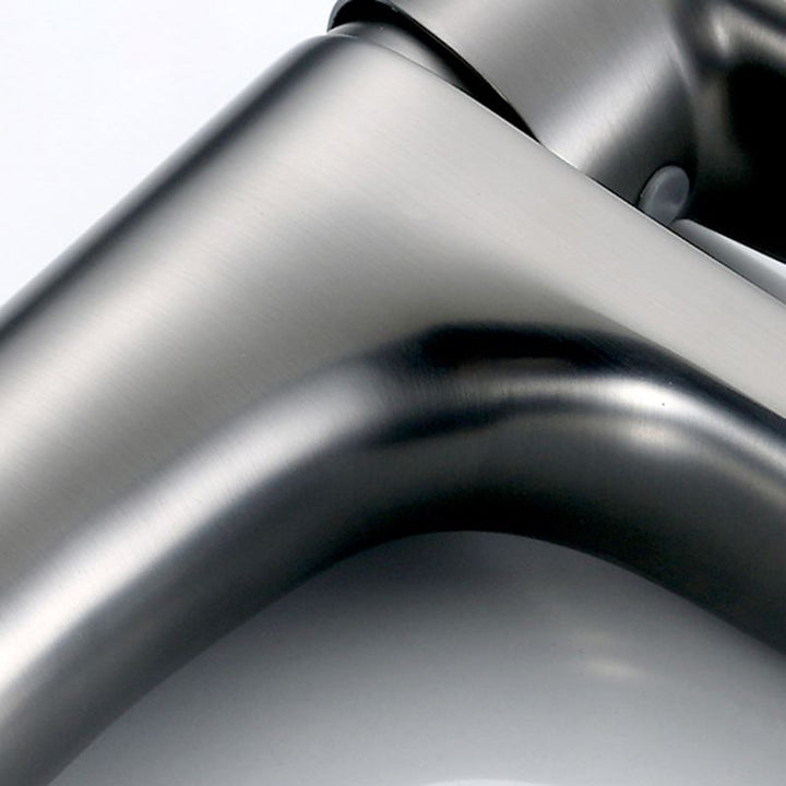 Lisslune | Contemporary Centerset Faucet Single Handle Faucet for Bathroom