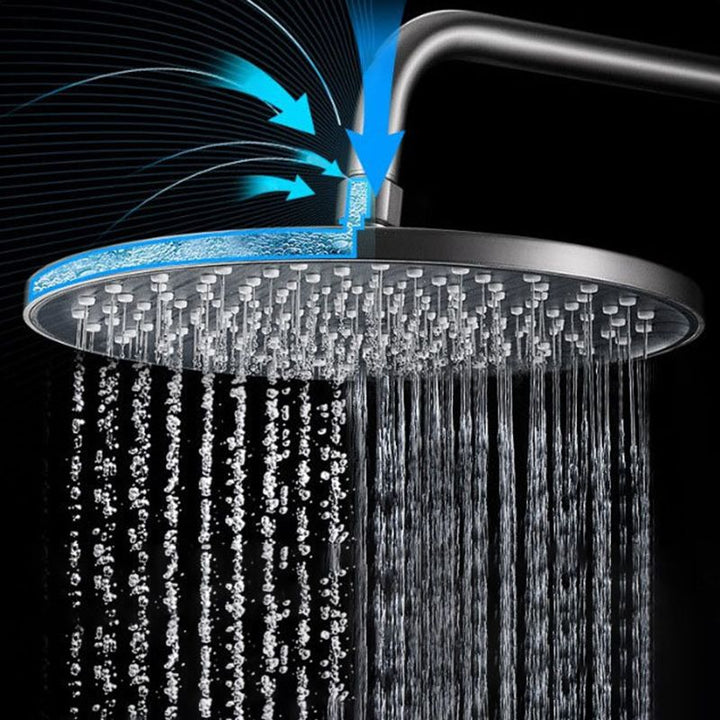 Lisslune | Modern Bathroom Standard Shower Head Rainfall Square Ceiling Mounted Shower Head