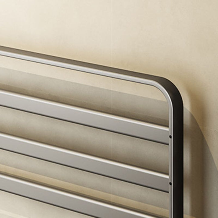 Lisslune | Contemporary Bathroom Accessory Set Gray Aluminum Bathroom Shelf/Towel Holder/Bathtub Hook