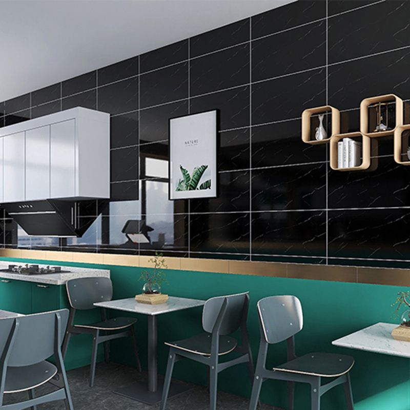 Lisslune | Modern Peel and Stick Back Wall Tile Rectangular Peel and Stick Wall Tile