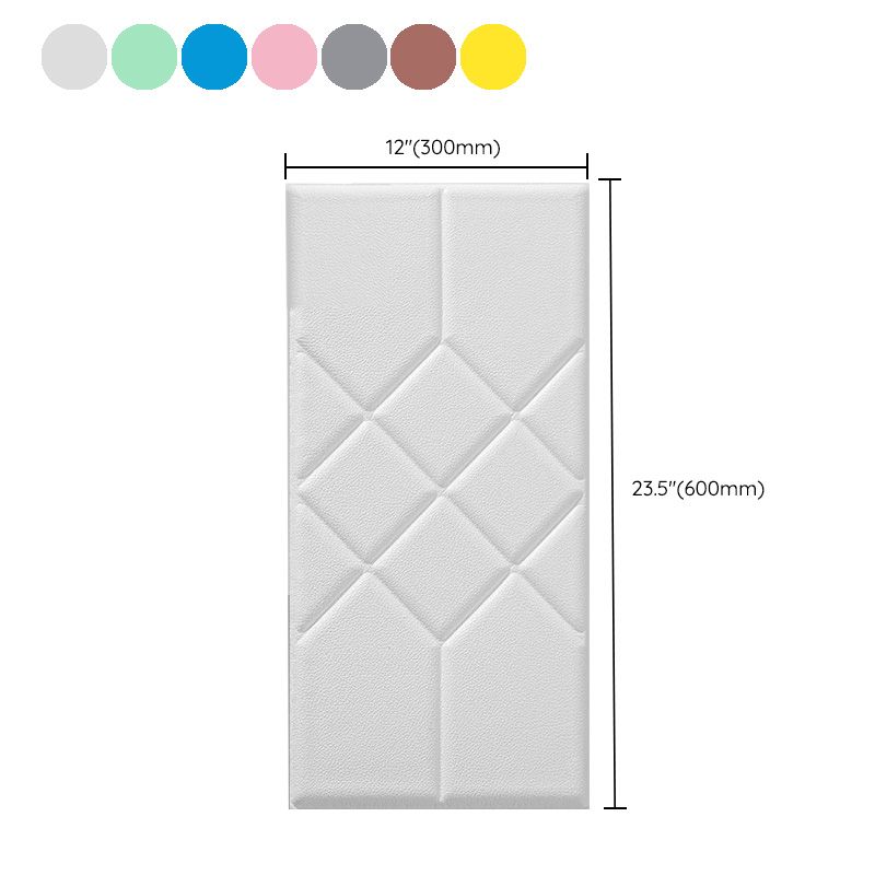 Lisslune | 3D Embossed Foam Wall Panel Living Room Waterproof Wall Panel