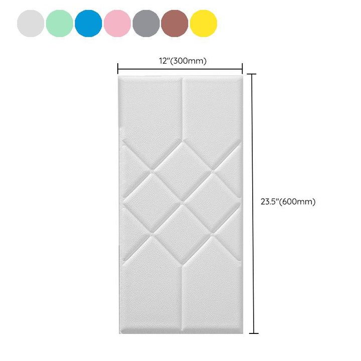 Lisslune | 3D Embossed Foam Wall Panel Living Room Waterproof Wall Panel
