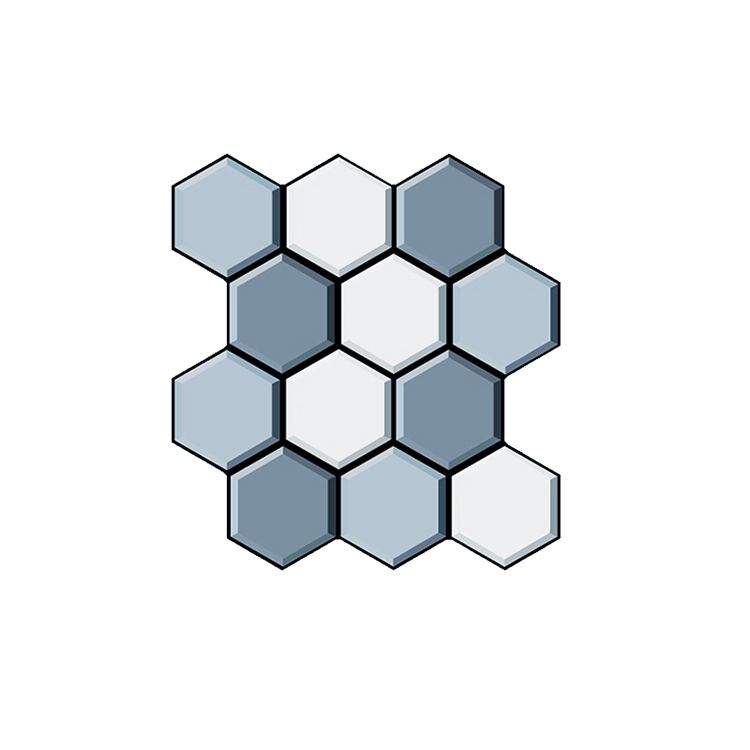 Lisslune | 3D Wall Panel Modern Minimalistic Home Living Room Bathroom Panel Wall (5-Pack)