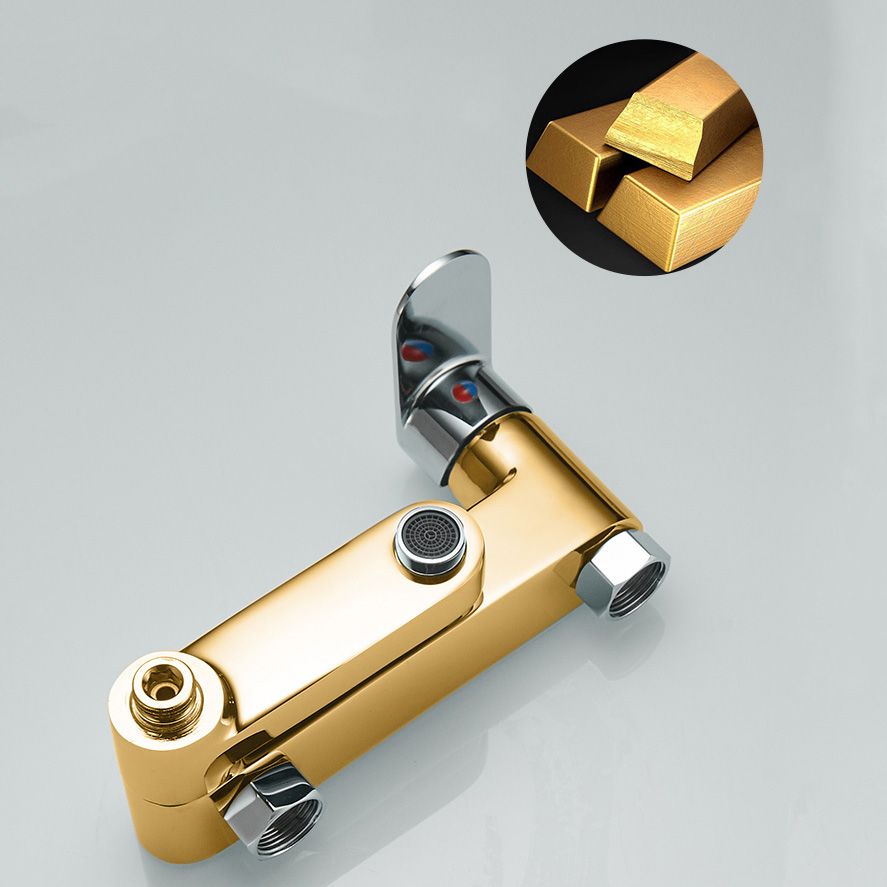 Lisslune | Modern Lever Mixer Bathtub Faucet Wall Mounted Bathtub Faucet