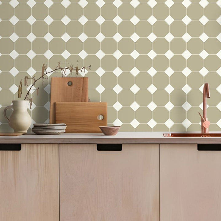 Lisslune | Hexagonal Mosaic Peel & Stick Tile Waterproof Tile for Splashback Wall